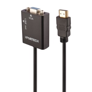 تبدیل Ifortech HDMI To VGA + کابل صدا