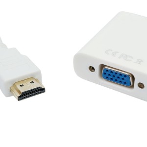 تبدیل V-net VGA To HDMI + کابل صدا