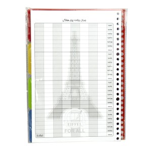 کاغذ کلاسوری ۱۰۰ برگ ایفل