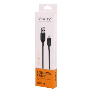 کابل میکرو یو اس بی فست شارژ Verity CB-3148A 1m