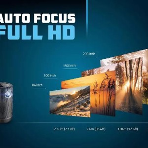 ویدیو پروژکتور هوشمند پاورولوژی Powerology Auto Focus Full HD Portable PWPROJ30