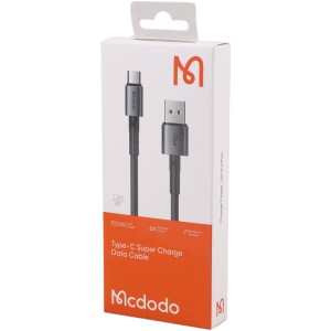 کابل تایپ سی فست شارژ Mcdodo CA-3590 6A QC4.0 100W 1.2m