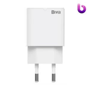 شارژر دیواری بیوا Biva HC-04Q+C توان 18 وات همراه با کابل