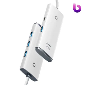 هاب Baseus سری Lite Series مدل WKQX03000 USB3.0 Type-C to USB-A-سفید