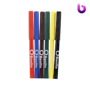 ماژیک نقاشی 6 رنگ بنیتو Benito B-2027