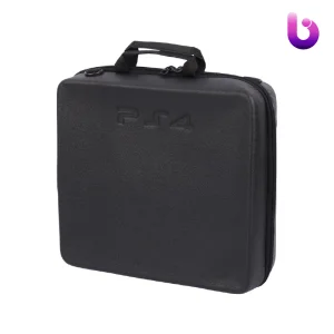 کیف کنسول بازی PS4 چرمی طرح Play Station 4 زمینه مشکی کد 2