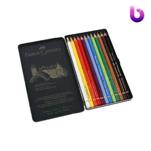 مداد رنگی 12 رنگ فابر کاستل Faber-Castell مدل Polychromos 110012