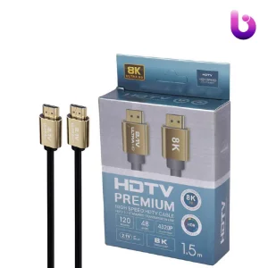 کابل HDMI مدل Premium پریمیوم V2.1 8K 1.5m