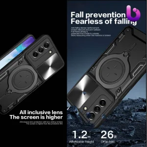 قاب ضد ضربه گوشی Samsung Galaxy S21 FE مدل Magnetic Support Case