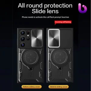 قاب ضد ضربه گوشی Samsung Galaxy S22 Ultra مدل Magnetic Support Case