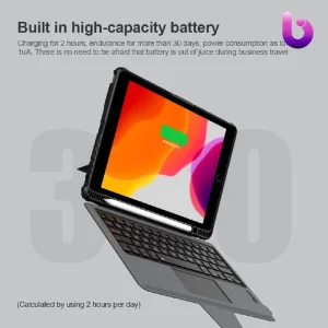 کیف محافظ آیپد Apple iPad 10.2 2019 / 2020 / 2021 نیلکین Nillkin مدل Bumper Combo Keyboard Case