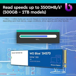 حافظه اس اس دی Western Digital Blue SN570 500GB M.2