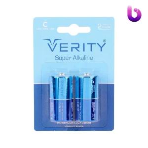 باتری دوتایی متوسط Verity Super Alkaline LR14 1.5V C