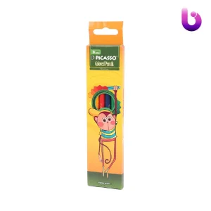 مداد رنگی 6 رنگ پیکاسو Picasso PC18E1201