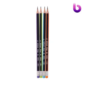 مداد مشکی اسکول مکس School Max No.3001 بسته 12 عددی