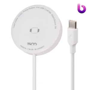 شارژر بی سیم فست شارژ TSCO TTW 100 15W