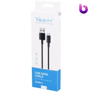 کابل میکرو یو اس بی فست شارژ Verity CB 3150 A 1m