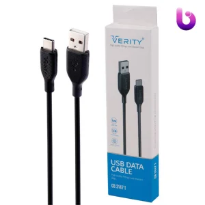 کابل تایپ سی فست شارژ Verity CB 3147T 1m