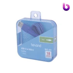 کابل تایپ سی فست شارژ Beyond BUC-301 2.1A 1m