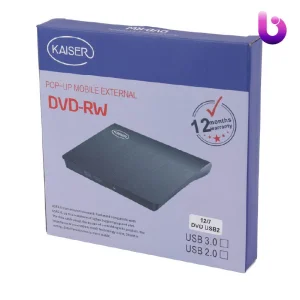 باکس تبدیل DVD رایتر اینترنال به اکسترنال Kaiser ۱۲/۷mm