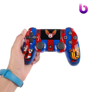 دسته بی سیم SONY PlayStation 4 DualShock 4 High Copy طرح فوتبالی کد 1