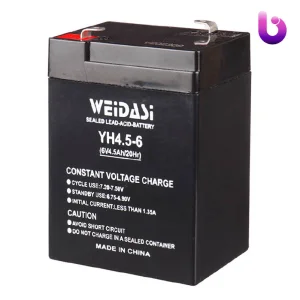 باتری 6 ولت Weidasi 4500mAh