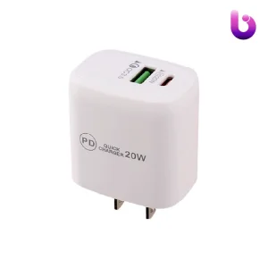 کلگی فست شارژ LZ-215PD QC3.0 PD 3.4A 20W