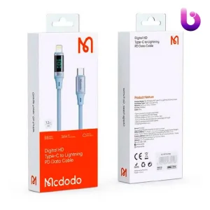 کابل تبدیل فست شارژ Mcdodo CA-1932 Type-C To Lightning PD 36W 3A 1.2m