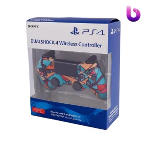 دسته بی سیم SONY PlayStation 4 DualShock 4 High Copy طرح رنگی
