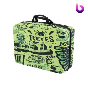 کیف کنسول بازی PS5 طرح فانتزی زمینه سبز