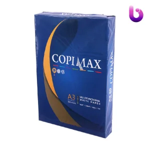 کاغذ COPIMAX 80g A3 نوین کاغذ شیراز بسته 500 عددی