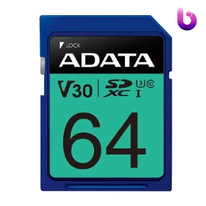 رم اس دی 64 گیگ ای دیتا ADATA Premier Pro V30 U3 C10 100MB/s