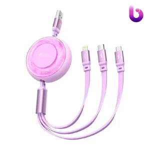 کابل ۳ سر فست شارژ Mcdodo CA-3571 3.5A 15W 1.2M