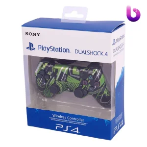دسته بی سیم SONY PlayStation 4 DualShock 4 High Copy طرح مشکی سبز