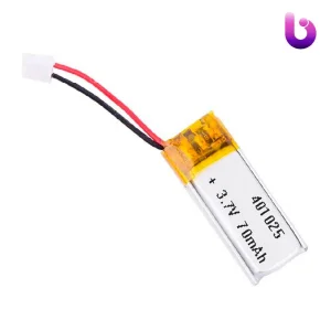 باتری لیتیومی آدامسی 70mAh 4*10*25mm 401025