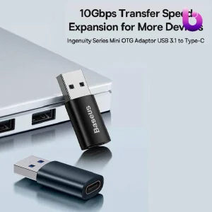 تبدیل Baseus Ingenuity Series ZJJQ0001 Type-C to USB3.1 OTG