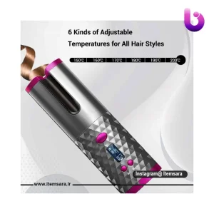 فر کننده مو اتوماتیک شارژی گرین لاین Green lion auto hair curler