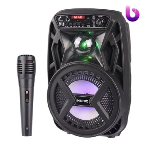 اسپیکر بلوتوثی رم و فلش خور Kimiso QS-3603 + میکروفون