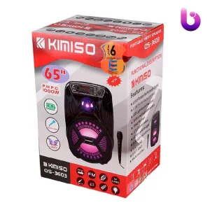 اسپیکر بلوتوثی رم و فلش خور Kimiso QS-3603 + میکروفون