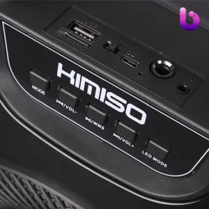 اسپیکر بلوتوثی رم و فلش خور Kimiso QS-6812 + میکروفون و ریموت کنترل