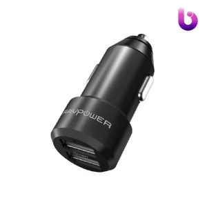 شارژر فندکی فست شارژ Ravpower RP-VC006 4.8A 24W شرینک