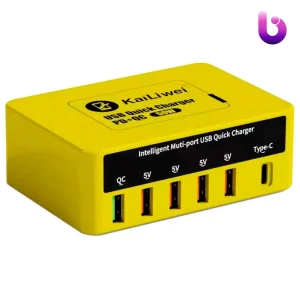 شارژر فست شارژ ۶ پورت کایلیوی Kailiwei KLW-818 3.4A PD QC3 40W