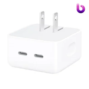 شارژر دیواری iPhone MHJF3ZP/A 2port 50W Type-C + کابل آیفونی