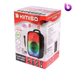 اسپیکر بلوتوثی رم و فلش خور Kimiso QS-6808 + میکروفون و ریموت کنترل