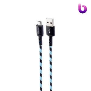 کابل میکرو یو اس بی فست شارژ Sibraton S224A 2.1A 1.1m