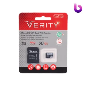 رم میکرو 32 گیگ وریتی Verity Pro C10 30MB/s + خشاب