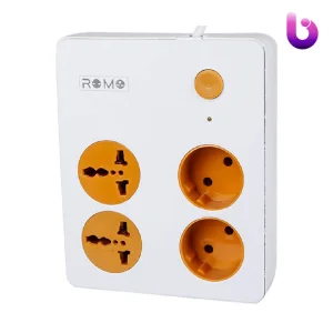 چند راهی 4 خانه برق رومو Multi-S با کابل 2.5 متری