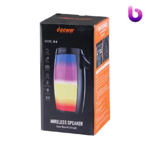 اسپیکر بلوتوثی رم و فلش خور D-Power B-6