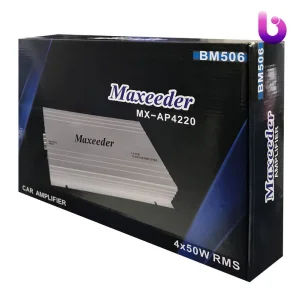 آمپلی فایر 4 کانال مکسیدر Maxeeder MX-AP4220 BM506