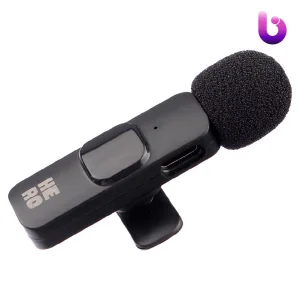 میکروفون یقه ای بی سیم Hero + تبدیل Type-C to Lightning